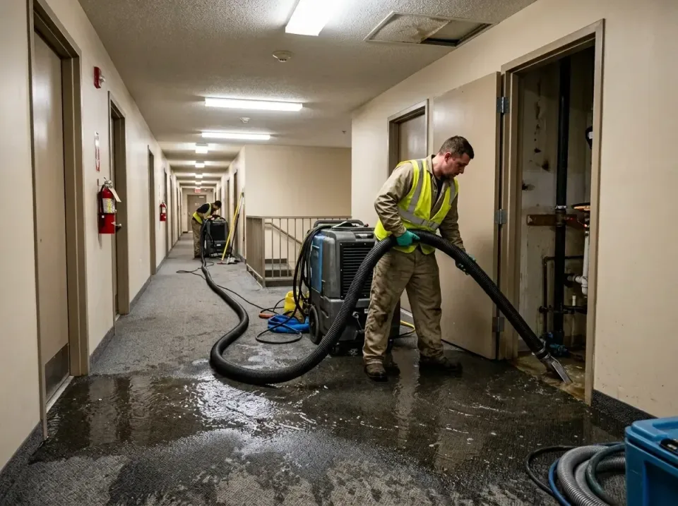 multi-unit-apartment-hallway-f-005 — frequently asked questions, Emergency Burst Pipe Water Extraction & Removal in Port Vue…